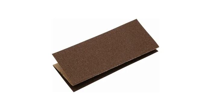 12 feuilles abrasives corindon prédécoupés, 93 x 230 mm, grain 320 – Fin – NESPOLI