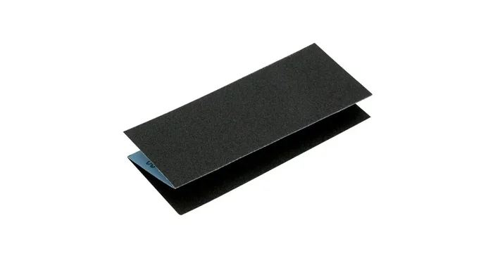 12 feuilles abrasives toile émeri prédécoupées, 93 x 230 mm, grain 100 – Moyen – NESPOLI
