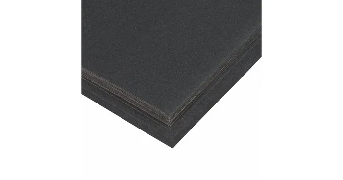 25 feuilles abrasives imperméables, 230 x 280 mm, grain 180 (moyen) – NESPOLI
