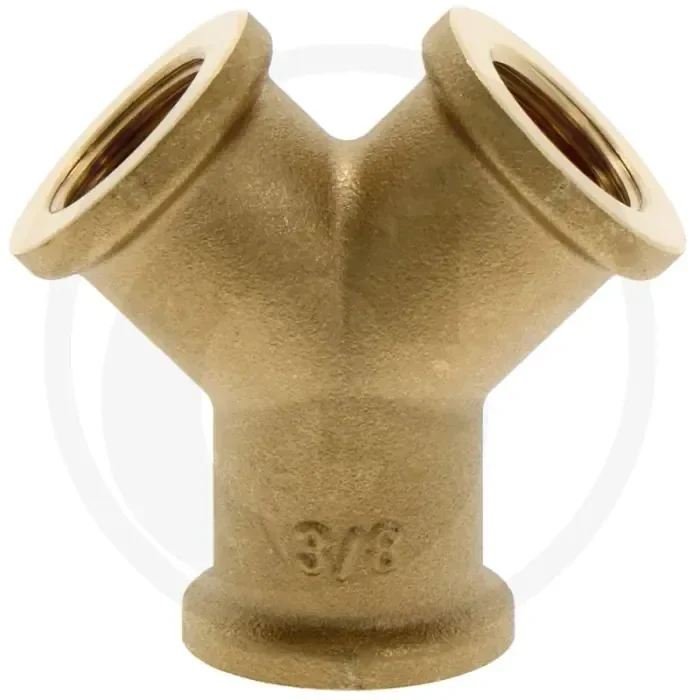 3-weg verdeler bsp messing 3/8&Prime;