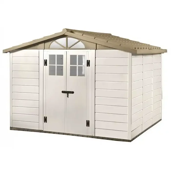 Abri de jardin PVC 6,82 m2 toit double pente EVO 280