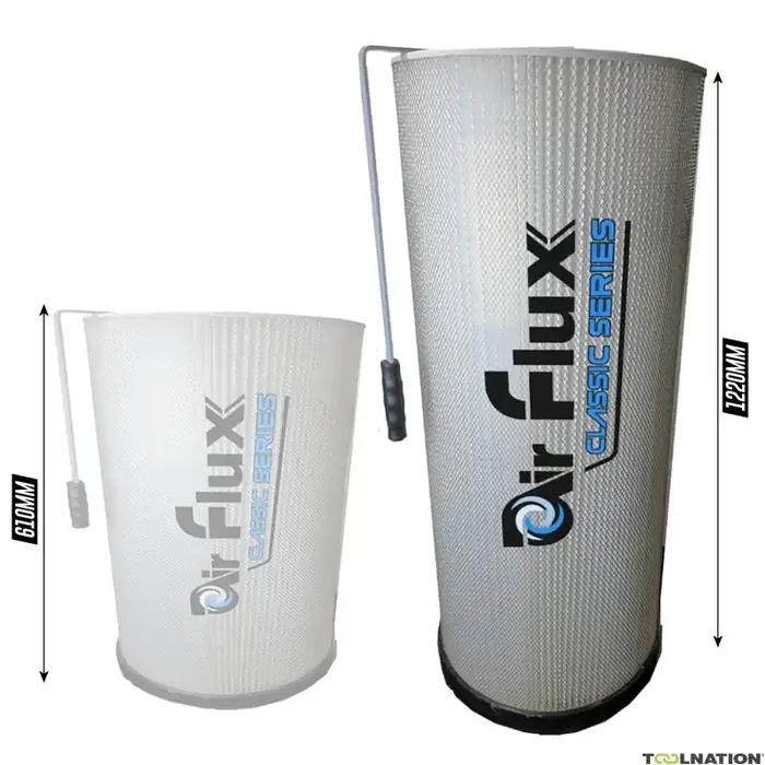 AirFlux 3DUCF1220 Cartouche filtrante 510B-AF 1µm pour le dépoussiéreur Air Flux 3000AF
