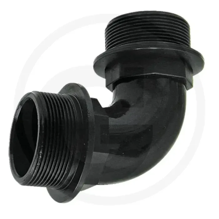 Arag arag bocht 90° 90° – buitendraad 2&Prime;, hoek 90°, materiaal pp