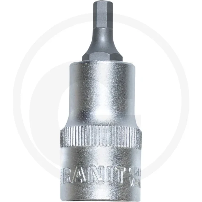 Black edition black edition 1/2″ bit-dopsleutel voor binnenzeskant-s 4mm 55,2mm 1/2″