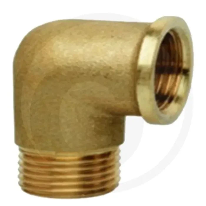 Bocht 1″ bsp messing 90°