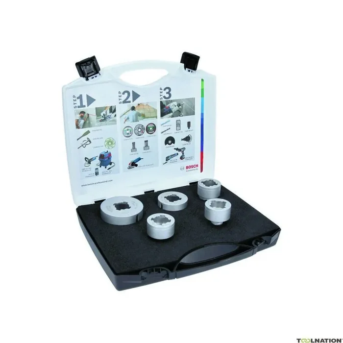 Bosch Bleu Accessoires 2608599037 X-LOCK Jeu de forets diamantés pour céramique vitesse sèche 5 pièces