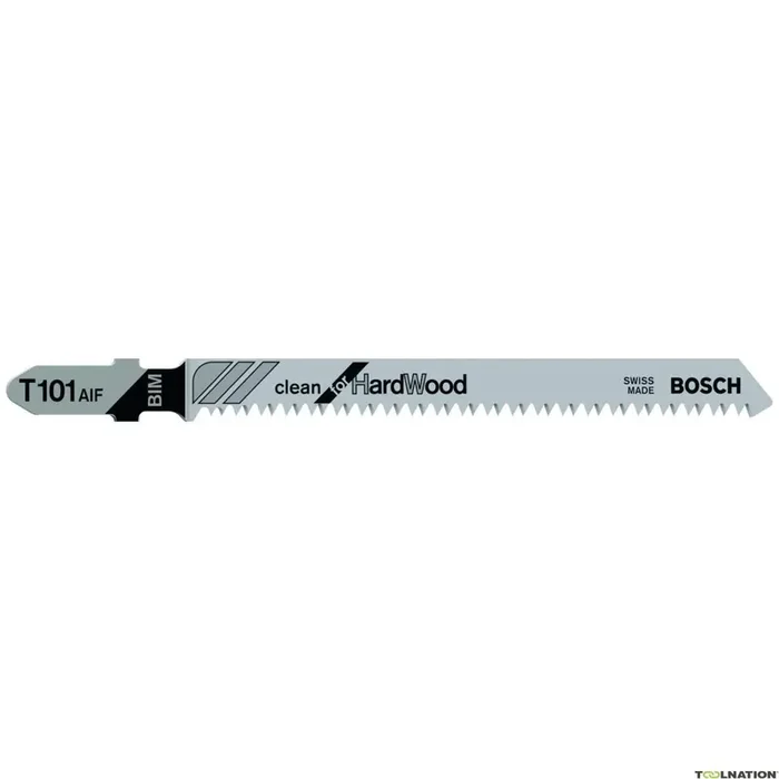 Bosch Bleu Accessoires 2608634897 T101AIF Lames de scie sauteuse à queue en T par 5 bois dur
