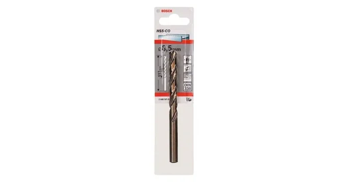 BOSCH Forets pour métal HSS-Co, DIN 338 8,5 x 75 x 117 mm 2608585861