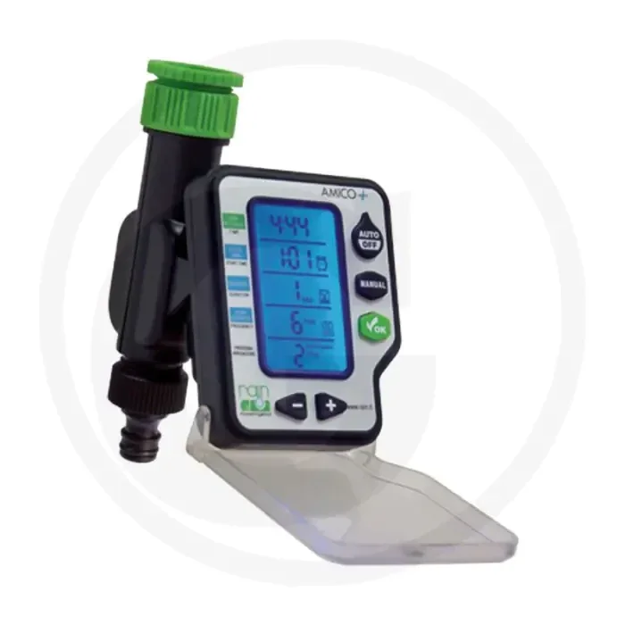 Centrale d&rsquo;irrigation Amico + – écran 3&Prime;, vanne électrique à membrane