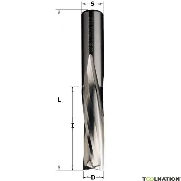 CMT 194.101.11 Fraise hélicoïdale carbure solide 10mm – tige 10mm – Droite