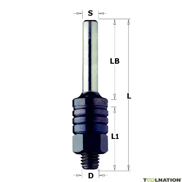 CMT 724.060.00 Broche avec roulement – Tige 6 mm