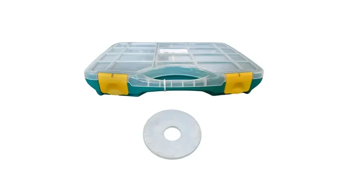 Coffret rondelles plates extra-larges type LLU AZ blanc, 595 pièces – VISWOOD