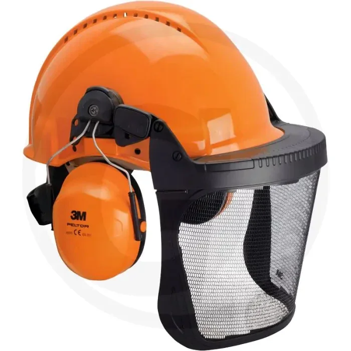 Combinaison de protection de la tête Peltor – orange, valeur d’isolation 28 db