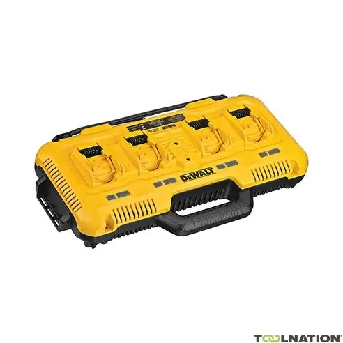Dewalt Accessoires DCB104-QW XR Chargeur rapide à 4 ports 10,8 – 18 volts et FlexVolt