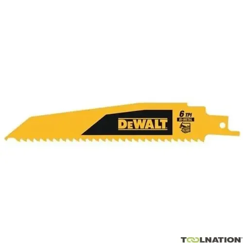Dewalt Accessoires DT90380-QZ Lame de scie à guichet BiM 152×4.2mm bois avec clous et pointe pour plaque de plâtre