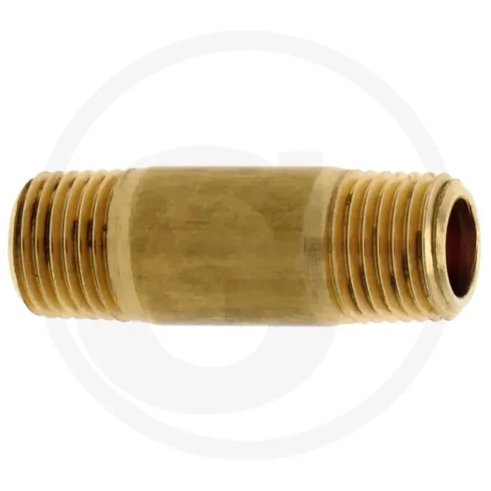 Draadstuk 1/2″ bsp messing 140mm lengte