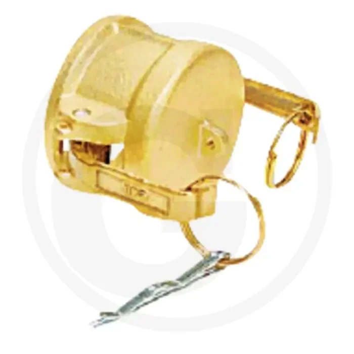 Eindkappen nw 1/2 messing dc 16 bar – passend voor systeem camlock