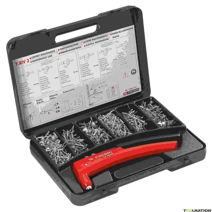 Facom Y.RIV3 Agrafeuse aveugles pour Agrafes aveugles en aluminium