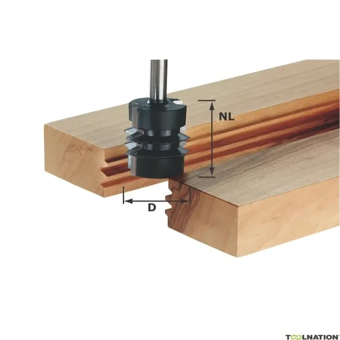 Festool Accessoires 491034 Fraise à abouter HW S8 D34/NL32