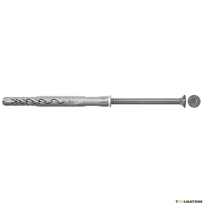 Fischer 530940 Cadre/bouchon de construction SXRL 14 x 260 T acier inoxydable A4