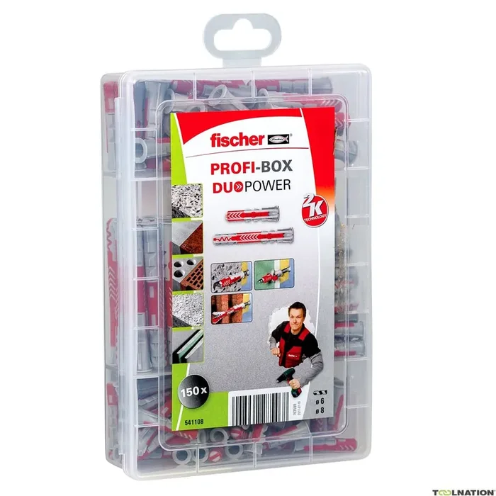 Fischer 541108 Profi-Box DUOPOWER bouchons courts et longs
