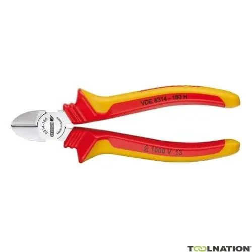 Gedore 1552163 VDE 8314-160 H Coupeur d‘extrémité VDE avec manchon isolant 160 mm