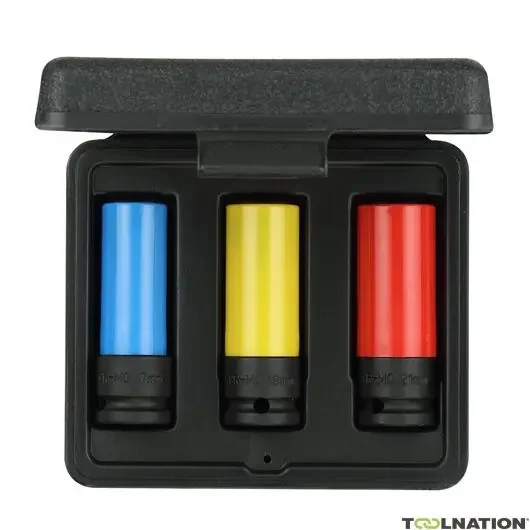 Gedore RED 3300578 R63043003 Jeu de clés à chocs 1/2″, 3 pièces