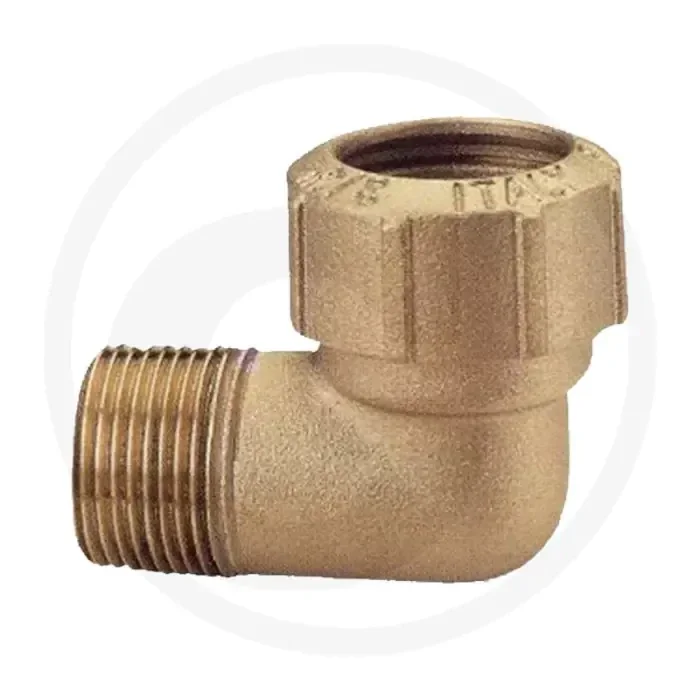 Haakse bocht 90° – aansluiting: 1 1/4″ – buitendiameter: 40mm – werkdruk: 16 bar