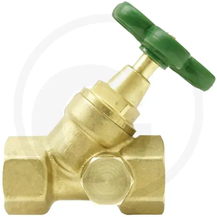 Hoekafsluitventiel met leegmaken, 1/2&Prime; aansluiting, 70mm bouwhoogte