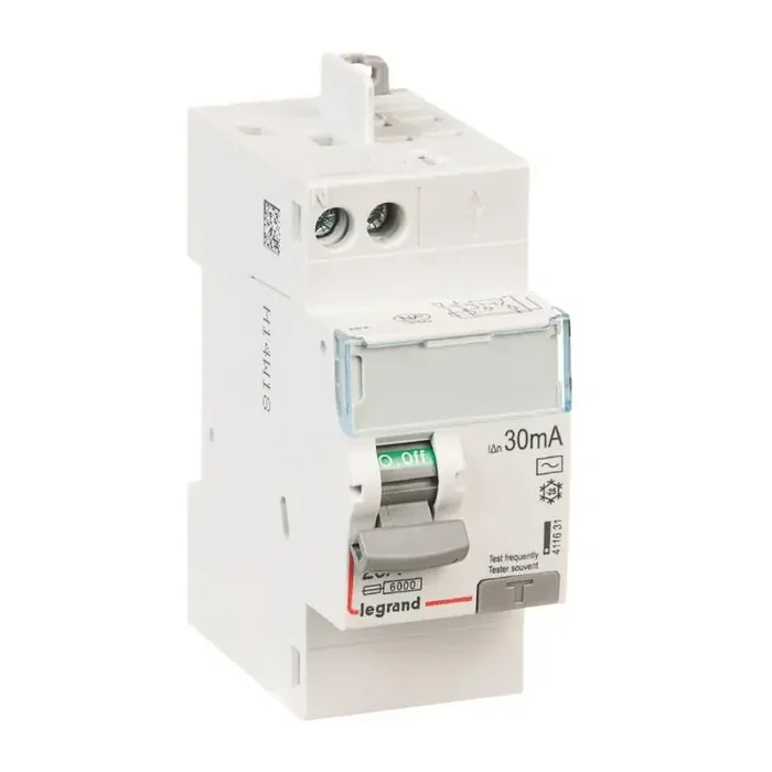 Interrupteur différentiel bipolaire DX³ Type AC vis/vis 40A 30 mA