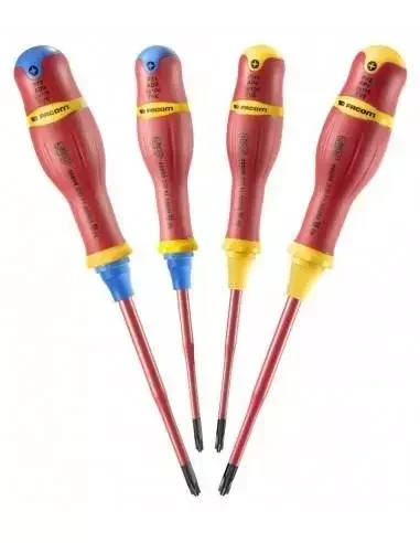 Jeu de 4 tournevis PROTWIST® BORNEO® pour empreintes mixtes – AB.J4TVE – Facom