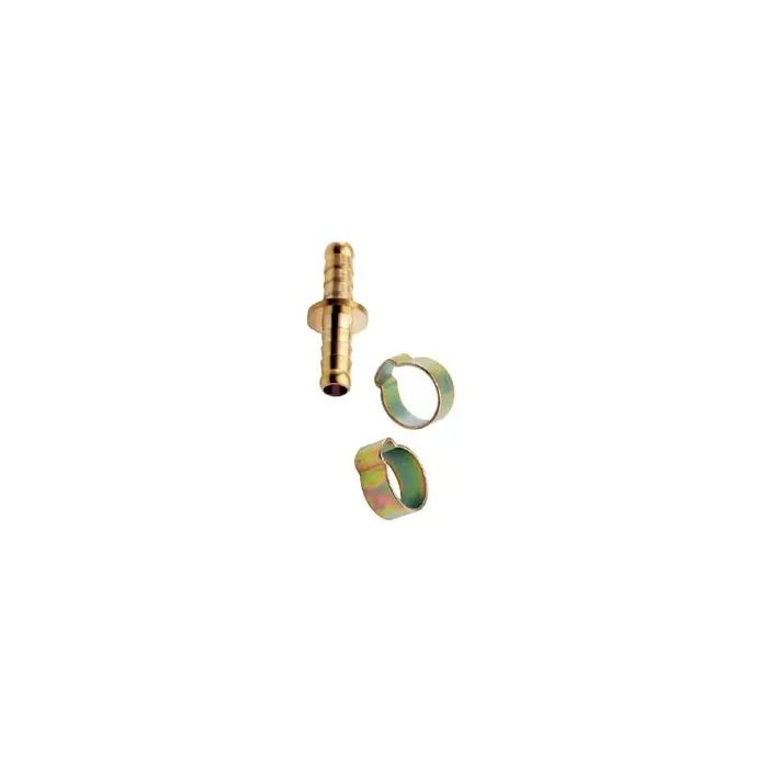 Jonction double tuyau 8×13 colliers