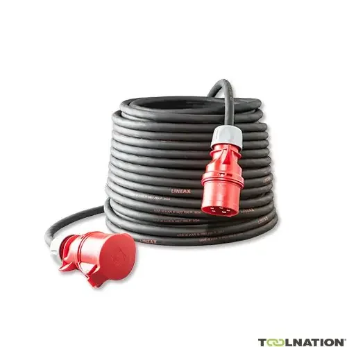 Keraf 106992 câble d‘extension 5 pôles 25 m 5 x 2,5 mm2 16A