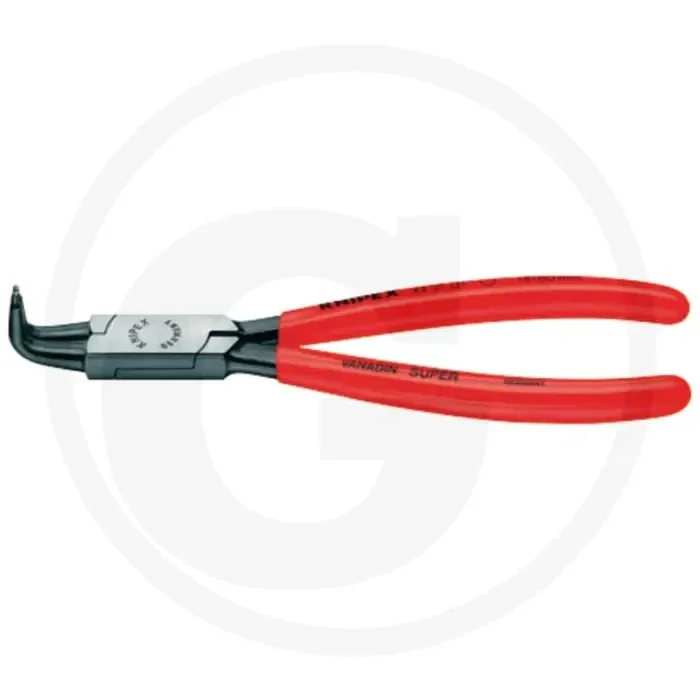 Knipex knipex borgveertang voor binnenringen (boringen), gebogen – Ø (mm): 19-60