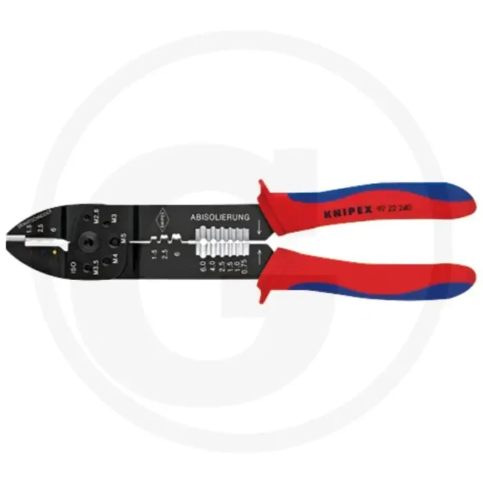 Knipex knipex krimptang – toepassingen: geïsoleerde kabelschoenen en kabelverbinders