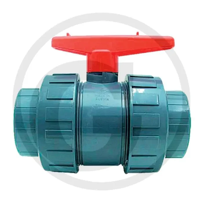 Kogelkraan pvc 2-wege Ø110mm 10 bar 384mm