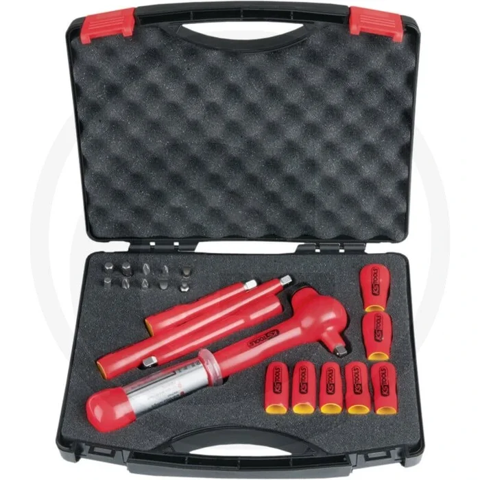 Ks tools 1/4” geïsoleerde dopsleutelset, 21-delig – vde, chrom vanadium