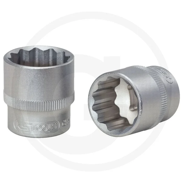 Ks tools 3/8″ 12-sided-stecknuss, 3/16″ – flanktraction-profil, chrome vanadium