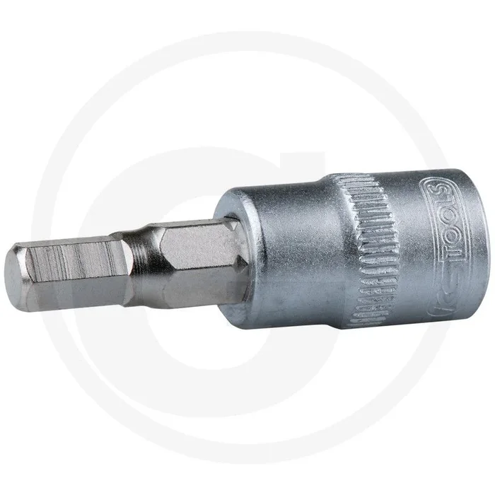 Ks tools 3/8″ bit-dopsleutel binnenzeskant, 10mm – din 7422 conform – 50mm lengte