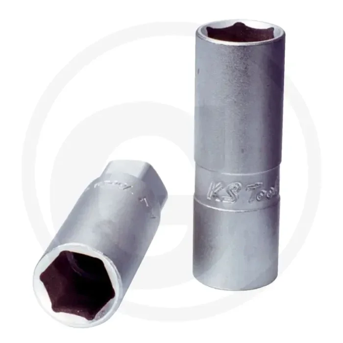 Ks tools 3/8″ bougie-dopsleutel, 5/8″ – lange uitvoering, 6-kant, voor bougies