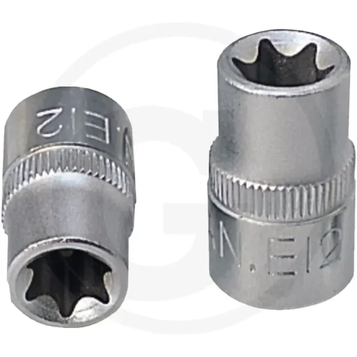 Ks tools 3/8&Prime; tx-e-dopsleutel, e5 – torx-e, 28mm lengte