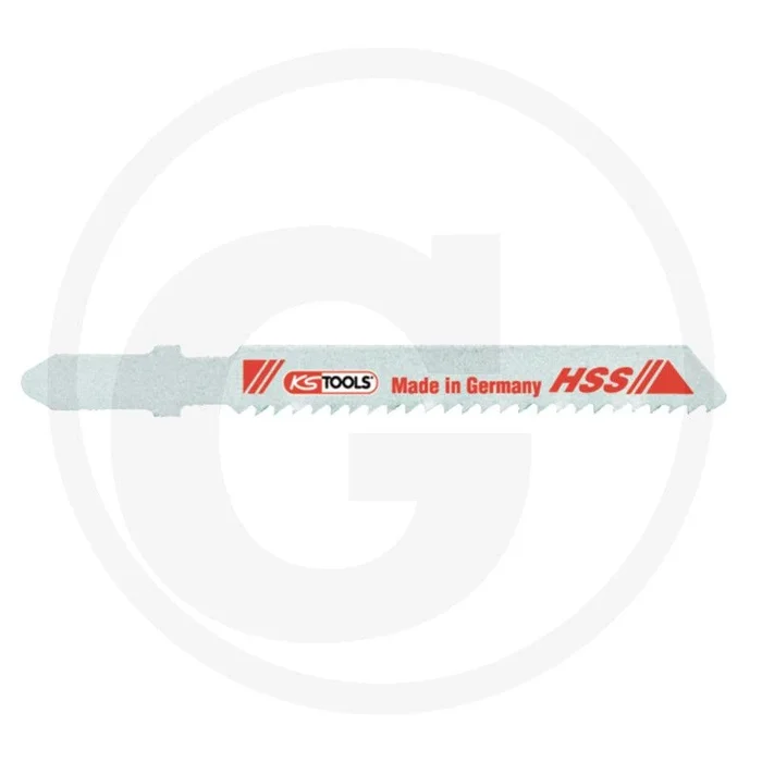 Ks tools bi-metaal-decoupeerzaagblad t118b, 24 tanden, 1,0mm dik, 80x4x185mm, hss, voor zachtstaal en alu, 3-10mm.