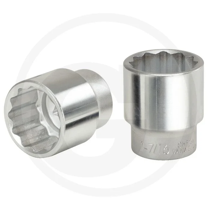 Ks tools Clé à douille 1″, à douze pans, courte, 46 mm – flanktraction-profil