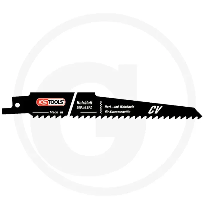 Ks tools decoupeerzaagblad-voor bochten l=150mm, 4,2mm, 66 tanden, geschikt voor aluminium