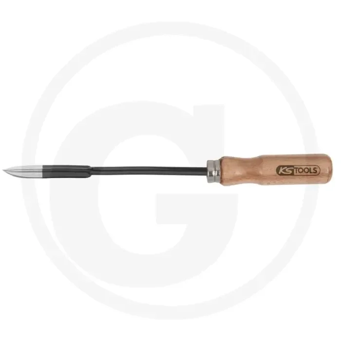 Ks tools dreikant-löffelschaber, 230mm – spezial-werkzeugstahl