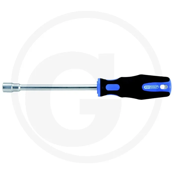 Ks tools ergotorqueplus® dopschroevendraaier, 9 mm – 2-komponentengriff, 6-kant, chrom vanadium