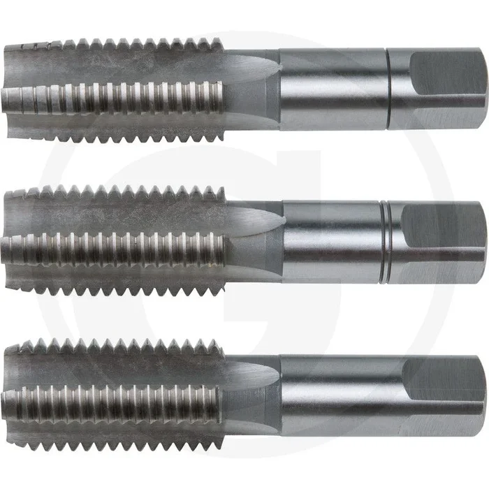 Ks tools hss co handtappenset m3x0,5, 3-delig – din 352, iso 2/6h, rechtssnijdend