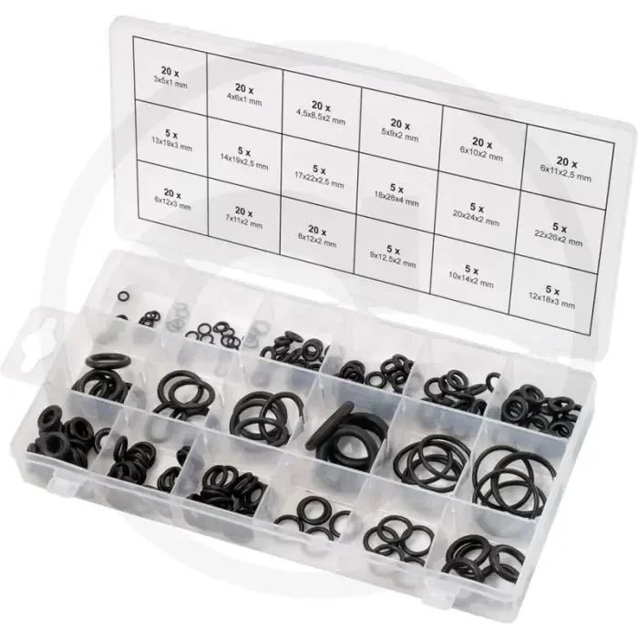 Ks tools o-ringen voor airco hnbr, 22 – Ø (mm): 3-22, 225 stuks