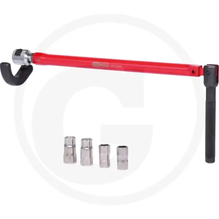 Ks tools standhahn-mutternschlüssel-satz, 6-tlg. voor wasch- und spülbecken, 13,0-32,0 mm