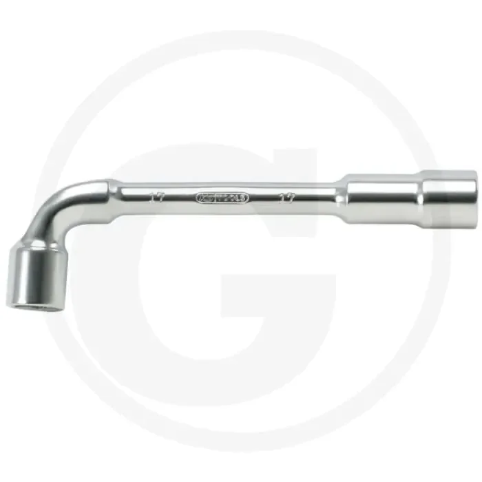 Ks tools ultimateplus dubbele pijpsleutel met boring, 13 mm – 6-kant, 90° gekröpft, chrom vanadium